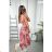 Sommerkleid Carmen aus Musselin für Damen (Einheitsgröße S/M) ITALIAN FASHION IMWE231506