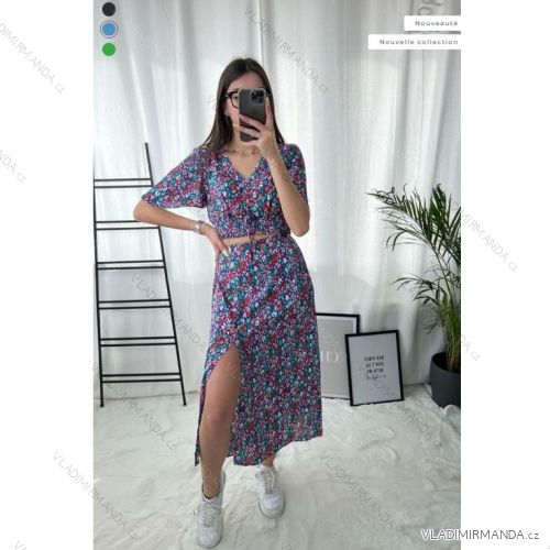 Sommerkleid Carmen aus Musselin für Damen (Einheitsgröße S/M) ITALIAN FASHION IMWE231506