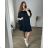 Sommerliches Musselin-Carmen-Kleid für Damen (46/50 EINHEITSGRÖSSE) ITALIAN FASHION IMBM24061 52/54 weiß
