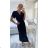Damen-Sommerkleid Icecool mit Ärmeln (M/L, XL/2XL) AINUOSI ITALIAN FASHION IMB232103