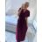 Damen-Sommerkleid Icecool mit Ärmeln (M/L, XL/2XL) AINUOSI ITALIAN FASHION IMB232103
