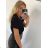 Tunika Kurzarm Frauen (uni s-l) ITALIAN FASHION IMD20123 L/XL weiß