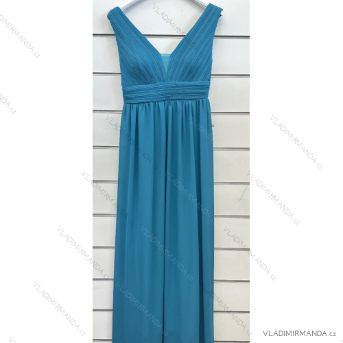 Langes trägerloses Pailletten-Partykleid für Damen (Einheitsgröße S/M) ITALIAN FASHION IMPSH233348