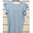 Damen-Tunika mit kurzen Ärmeln in Übergröße (Einheitsgröße S/M) ITALIAN FASHION IMPSH2322161