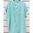 Damen-Tunika mit kurzen Ärmeln in Übergröße (Einheitsgröße S/M) ITALIAN FASHION IMPSH2322161