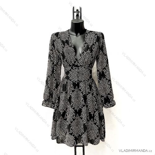 Sommerkleid Carmen aus Musselin für Damen (Einheitsgröße S/M) ITALIAN FASHION IMWE231506