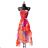 Langärmeliges Sommerkleid für Damen (Einheitsgröße S/M) ITALIAN FASHION IMPES238990 oranžová S / M