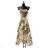 Langärmeliges Sommerkleid für Damen (Einheitsgröße S/M) ITALIAN FASHION IMPES238990 oranžová S / M