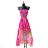 Langärmeliges Sommerkleid für Damen (Einheitsgröße S/M) ITALIAN FASHION IMPES238990 oranžová S / M