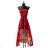 Langärmeliges Sommerkleid für Damen (Einheitsgröße S/M) ITALIAN FASHION IMPES238990 oranžová S / M