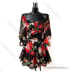 Langärmeliges Sommerkleid für Damen (Einheitsgröße S/M) ITALIAN FASHION IMPES238990