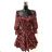 Langärmeliges Sommerkleid für Damen (Einheitsgröße S/M) ITALIAN FASHION IMPES238990 rot S / M