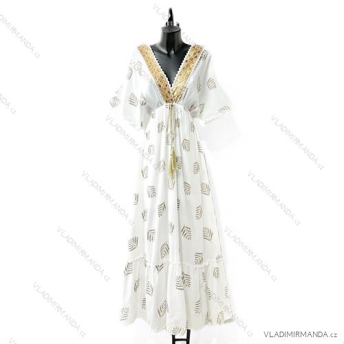 Langärmeliges Sommerkleid für Damen (Einheitsgröße S/M) ITALIAN FASHION IMPES238990