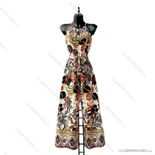 Langärmeliges Sommerkleid für Damen (Einheitsgröße S/M) ITALIAN FASHION IMPES238990 schwarz S / M