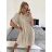 3/4-Langarm-Hemdkleid für Damen (Einheitsgröße S/M/L) ITALIAN FASHION IM724031