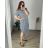 Kurzarmhemd Kleid Kleid (uni L-2XL) ITALIENISCH MODA IMS20002