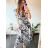 Ärmelloses langes Sommerkleid für Damen (Einheitsgröße S/M) ICECOOL AINUOSI FRENCH FASHION FMPZM23024-6 -   oranžová -   M / L