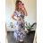 Ärmelloses langes Sommerkleid für Damen (Einheitsgröße S/M) ICECOOL AINUOSI FRENCH FASHION FMPZM23024-6 -   oranžová -   M / L