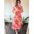 Ärmelloses langes Sommerkleid für Damen (Einheitsgröße S/M) ICECOOL AINUOSI FRENCH FASHION FMPZM23024-6 -   oranžová -   M / L