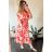 Ärmelloses langes Sommerkleid für Damen (Einheitsgröße S/M) ICECOOL AINUOSI FRENCH FASHION FMPZM23024-6 -   oranžová -   M / L