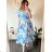 Ärmelloses langes Sommerkleid für Damen (Einheitsgröße S/M) ICECOOL AINUOSI FRENCH FASHION FMPZM23024-6 -   oranžová -   M / L
