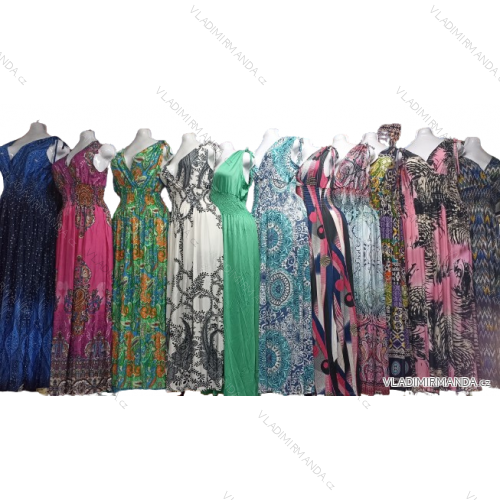 Langes, elegantes, ärmelloses Icecool-Kleid für Damen (S/ML/XL) ITALIAN FASHION AINUOSI IMB24Y1090