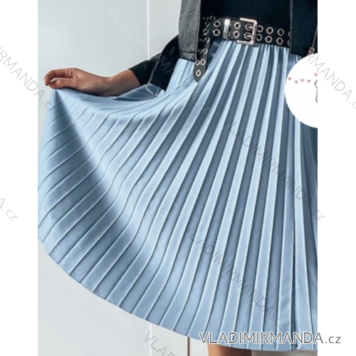 Mittellanger Faltenrock für Damen (Einheitsgröße S/M) ITALIAN FASHION IMPDY23JHAO26024