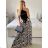 Langes ärmelloses Sommerkleid für Damen (Einheitsgröße S/M) ITALIAN FASHION IMM23M3667