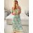 Damen-Sommerkleid mit kurzen Ärmeln und Fransen im Carmen-Stil (M/L, XL/2XL, Einheitsgröße) ITALIAN FASHION IMB23B231 M / L pink
