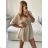 Kleid Oversize Kurzarm Damen (4XL/5XL ONE SIZE) ITALSKÁ MÓDA IM422026