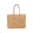 Boho-Sommerhandtasche für Damen (43 cm x 34 cm x 10 cm) Versoli VER24TOR-PA-2 dunkelbraun EINHEITSGRÖSSE