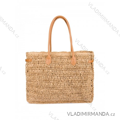 Boho-Sommerhandtasche für Damen (43 cm x 34 cm x 10 cm) Versoli VER24TOR-PA-2 dunkelbraun EINHEITSGRÖSSE