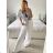 Kurzes ärmelloses Damenkleid aus Chiffon (S / M ONE SIZE) ITALIAN FASHION IM721087 S / M dunkelblau