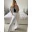 Kurzes ärmelloses Damenkleid aus Chiffon (S / M ONE SIZE) ITALIAN FASHION IM721087 S / M dunkelblau