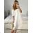 Damen-Sommerkleid aus Spitze mit kurzen Ärmeln (Einheitsgröße S/M) ITALIAN FASHION IM423271/DU