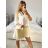 Kurzärmliges Sommerkleid aus Baumwolle für Damen (Einheitsgröße S/M) ITALIAN FASHION IM722253