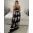 Carmen Sommer Sommer Schulterkleid (UNI S / M) ITALIENISCHE MODE IMM20628 S / M schwarz