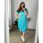 Kleid Oversize Kurzarm Damen (4XL/5XL ONE SIZE) ITALSKÁ MÓDA IM422026