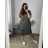Kleid Oversize Kurzarm Damen (4XL/5XL ONE SIZE) ITALSKÁ MÓDA IM422026 -   žlutá -   2XL/3XL