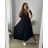 Šaty košilové oversize krátký rukáv dámské (M/L//XL ONE SIZE) ITALSKÁ MÓDA IM422525 56/58 hellblau