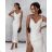 Kleid übergroße Kurzarm Damen (UNI S-L) ITALIAN FASHION IMD20187