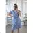 Sommerkleid Carmen aus Musselin für Damen (Einheitsgröße S/M) ITALIAN FASHION IMWE231506