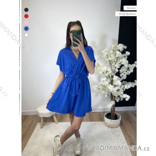 Sommerkleid Carmen aus Musselin für Damen (Einheitsgröße S/M) ITALIAN FASHION IMWE231506