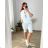 Tunika / Bluse Langarm Damen Oversized (3XL / 4XL ONE SIZE) ITALIAN FASHION IMWQ2191650 -   weiß -   3xl / 4xl