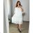 Damen Kurzarmtunika (uni xL / 2XL) TURKISH FASHION TM9200691 -   weiß -   56-58