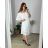 Damen Kurzarmtunika (uni xL / 2XL) TURKISH FASHION TM9200691 -   weiß -   56-58
