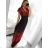 Sommerliches Icecool-Kleid für Damen mit Ärmeln (M/L, XL/2XL) AINUOSI ITALIAN FASHION IMB239922 -   rot -   M / L