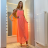 Langes ärmelloses Sommerkleid für Damen (UNI SM) ITALIAN MODE IMD20200IM4 weiß S / M
