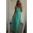 Langes ärmelloses Sommerkleid für Damen (UNI SM) ITALIAN MODE IMD20200IM4 weiß S / M