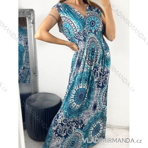 Ärmelloses Icecool-Sommerkleid für Damen (M/L, XL/2XL) AINUOSI ITALIAN FASHION IMB249079